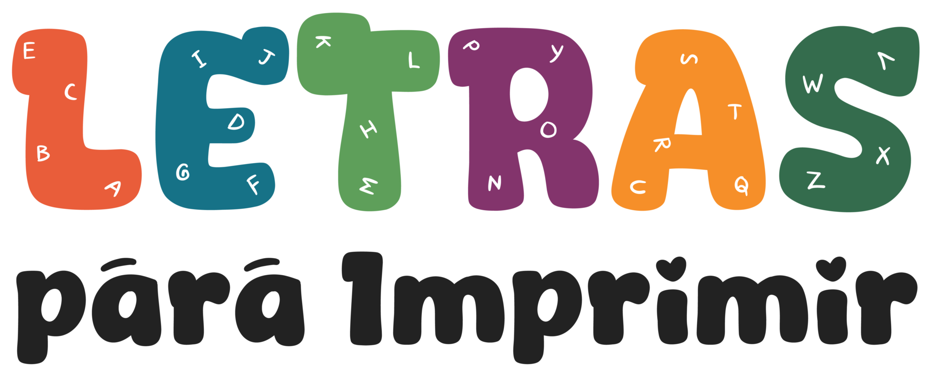 Letras para Imprimir logo