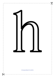 atividades com a letra h para imprimir