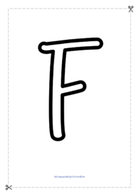 figuras com a letra f para imprimir