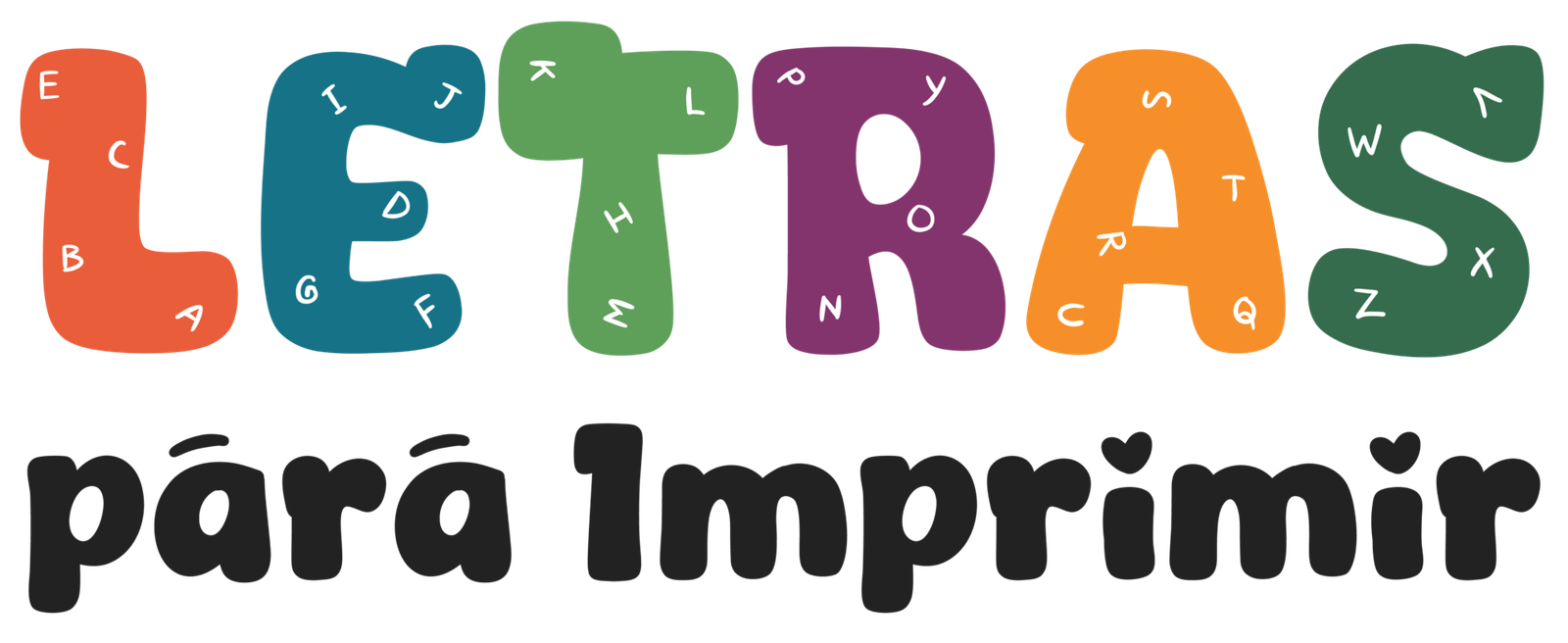 Letras para Imprimir logo