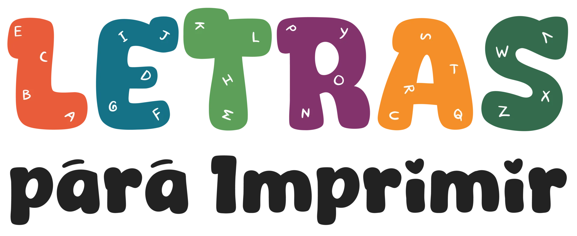 Letras para Imprimir logo